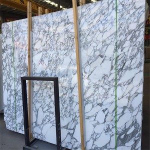 Tấm đá cẩm thạch trắng Bianco arabescato