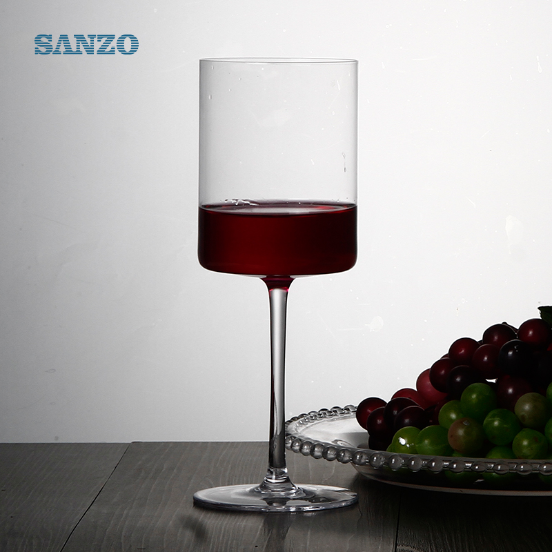 SANZO Black Root Wine Glass Handmade Chì pha lê miễn phí Kính pha lê dày
