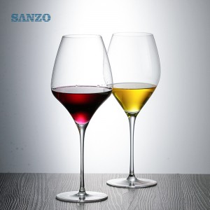 SANZO Blue Wine Glass Handmade