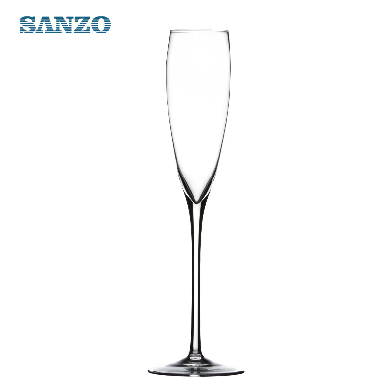 SANZO Blown Glass Champagne Sáo tùy chỉnh Làm bằng tay Champagne Glass Nhựa Champagne
