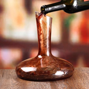 SANZO Chất lượng cao thủy tinh thổi thủ công \/ vật liệu pha lê rõ ràng decanter cho hộ gia đình