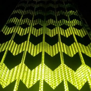 chất lượng cao thiết kế tùy chỉnh giao thông đường bộ an toàn màu đỏ trắng phản chiếu cảnh báo nhựa