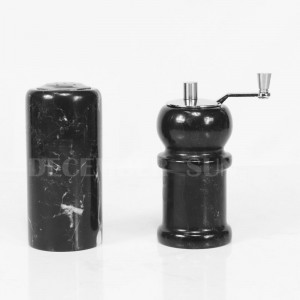 Đá cẩm thạch đen & bộ tiêu