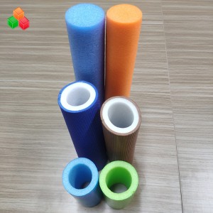 Ống tùy chỉnh không độc hại RoHS ống EPE bảo vệ ống xốp có thể mở rộng đệm polyetylen cho cực thiên đường