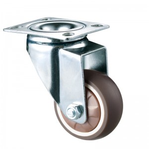 Light Duty - Vỏ mạ Chrome với bánh xe TPR mềm 14