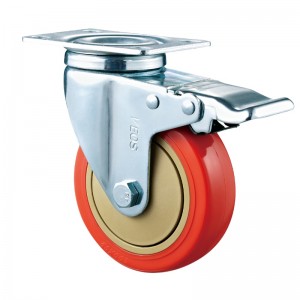 Medium Duty - Vỏ mạ Chrome với bánh xe TPE màu cam16