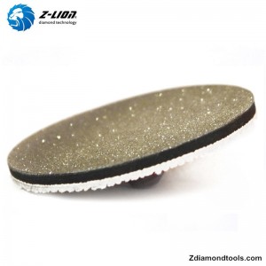 ZL-123ER 2 inch Roloc Glass đánh bóng mạ điện