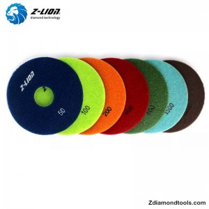 Miếng đánh bóng nhựa khô ZL-123D cho đá granite, đá cẩm thạch, đá nhân tạo