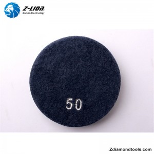 Miếng đánh bóng bê tông nhựa ZL-16KM với Filling-Metal