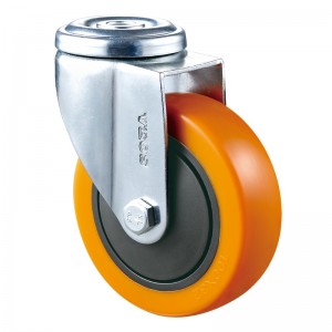 Medium Duty - Vỏ mạ Chrome với bánh xe Diamand TPE màu vàng