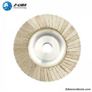 Đĩa mài kim cương 5 inch bằng nhôm ZL-WMCY02 bằng chỉ