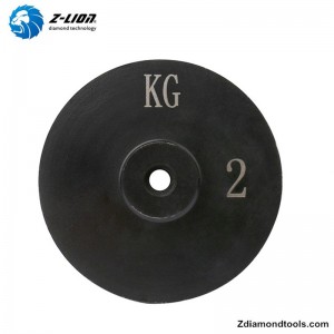 ZL-30 4 inch Nhựa dẻo đầy kim cương Cup Wheel với chủ đề