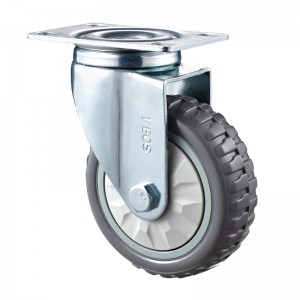 Medium Duty - Vỏ mạ Chrome với bánh xe Diamand TPE màu xám