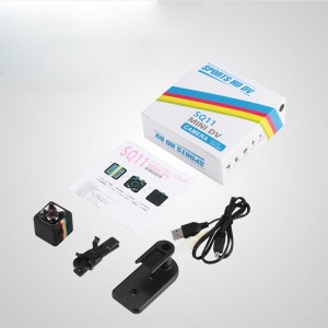 Máy ảnh bỏ túi mini cầm tay Real HD 720P SQ11 Góc nhìn 140 độ