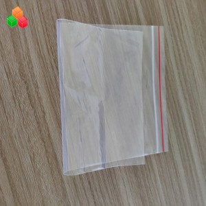 Giá xuất xưởng tùy chỉnh kích thước in có thể tái sử dụng rõ ràng ấn nhựa PE PP khóa zip bao bì túi cho thực phẩm \/ may mặc