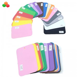 Bán nóng mật độ cao đầy màu sắc 2 mm 6 mm Bộ nhớ dép tấm xốp Tấm cao su an toàn tùy chỉnh kích thước tấm bao bì