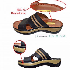 giày sandal may máy làm dép