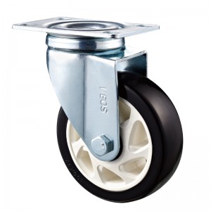 Medium Duty - Vỏ mạ Chrome với bánh xe Diamand TPE màu trắng