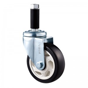 Medium Duty - Vỏ mạ Chrome với bánh xe Diamand TPE màu trắng