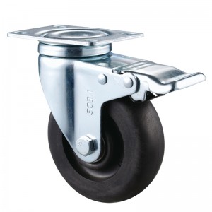 Medium Duty - Vỏ mạ Chrome với bánh xe TPE màu đen