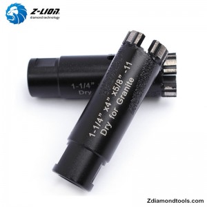 ZL-QH20 Máy khoan lõi kim cương khô được hàn chân không cho đá granite, bê tông
