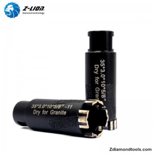 ZL-QH20 Máy khoan lõi kim cương khô được hàn chân không cho đá granite, bê tông