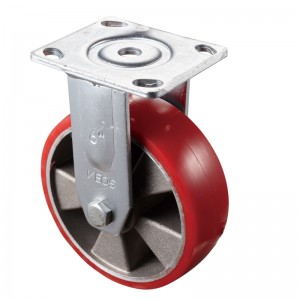 Heavy Duty - Vỏ mạ Chrome với bánh xe TPE màu đỏ