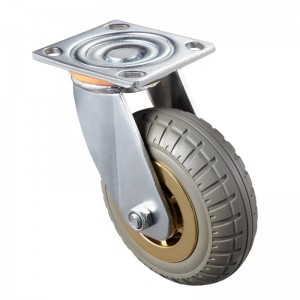 Heavy Duty - Vỏ mạ Chrome với bánh xe TP2 màu nâu