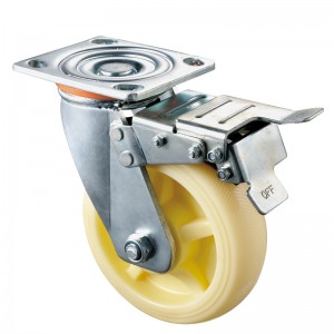 Heavy Duty - Vỏ mạ Chrome với bánh xe TPE màu trắng