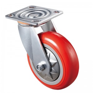 Heavy Duty - Vỏ mạ Chrome với bánh xe TP3 màu đỏ