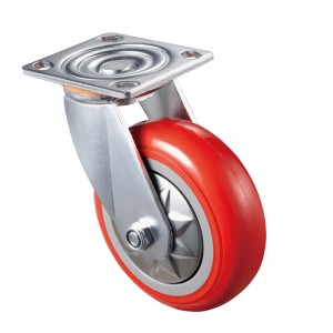 Heavy Duty - Vỏ mạ Chrome với bánh xe TP3 màu đỏ