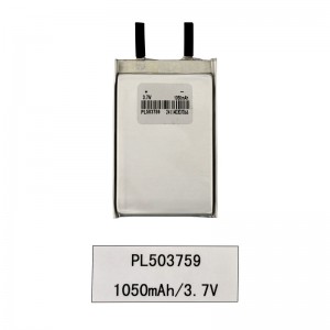 Pin 3.7V Lithium Ion Lipo polymer 1050mAh