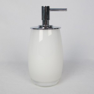 Bộ phụ kiện phòng tắm kính trắng