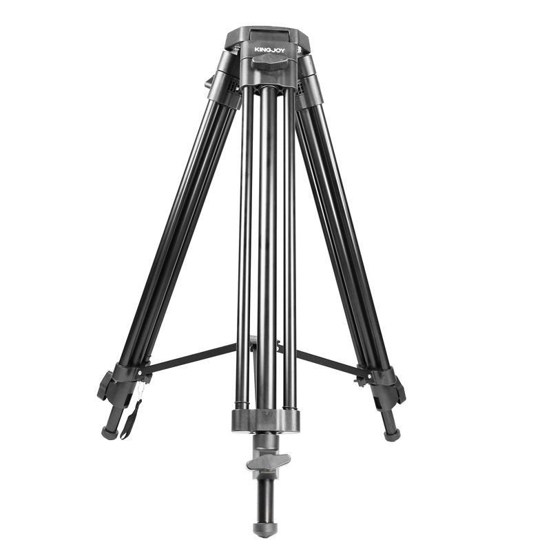 KINGJOY VT-2500 Bộ dụng cụ ba chân hình ảnh hợp kim Mg-Al chuyên nghiệp 3 phần dành cho máy quay phim
