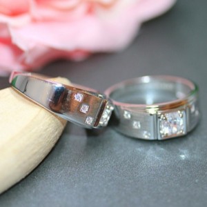 Đàn ông nhẫn zirconia đàn ông tuyên bố nhẫn 925 sterling bạc bạch kim nhẫn hứa hẹn cho nam giới