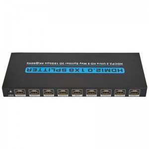 V2.0 HDMI 1x8 Splitter Hỗ trợ 3D Ultra HD 4Kx2K @ 60Hz HDCP2.2