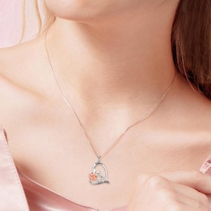 Mặt dây chuyền bạc 925 sterling trái tim tuyên bố vòng cổ cá nhân thiết kế vòng cổ 2020