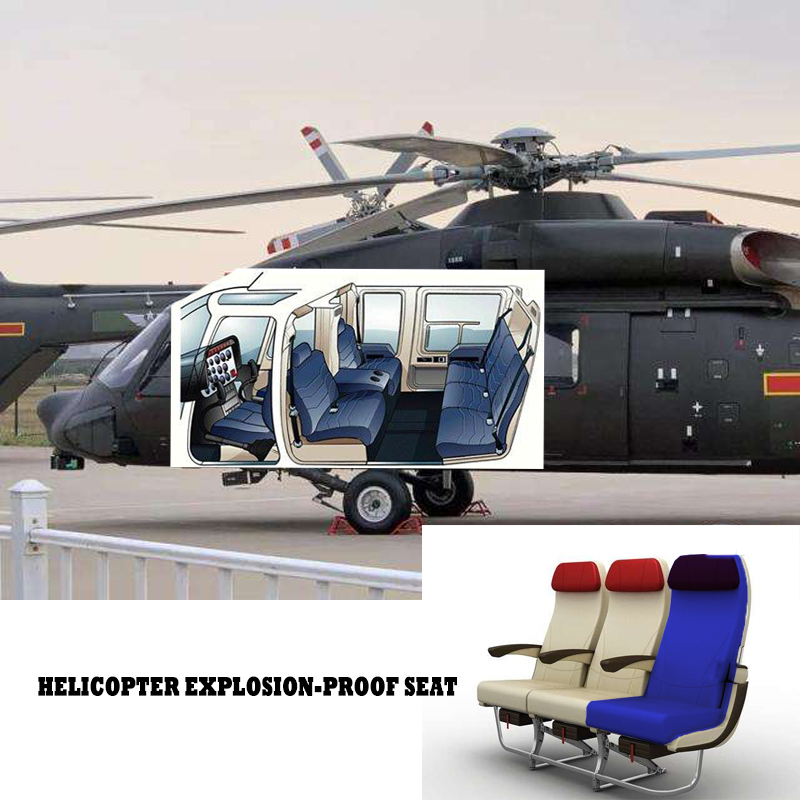 Tấm xốp của chúng tôi cũng có thể được sử dụng trên Ghế chống nổ của máy bay trực thăng. (ACF)