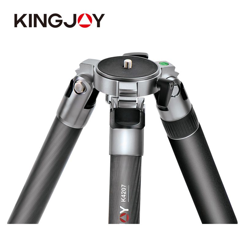 Kingjoy Professional Linh hoạt bằng sợi carbon Camera Camera Chân máy K4207
