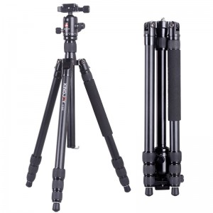 Chân máy ảnh nhẹ cầm tay nhôm siêu nhẹ KINGJOY K1008 + Q10