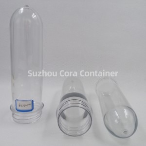 41mm 105g Kích thước cổ 48mm Plasitc Pet Preform cho nước giải khát dầu