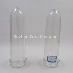 39mm 100g Kích thước cổ 46mm Plasitc Pet Preform cho nước giải khát dầu