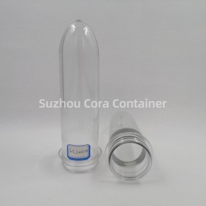 39mm 100g Kích thước cổ 46mm Plasitc Pet Preform cho nước giải khát dầu