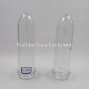 39mm 89g Kích thước cổ 46mm Plasitc Pet Preform cho nước giải khát dầu