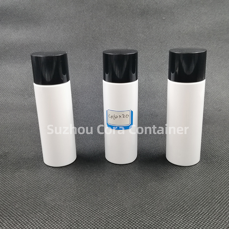 Cỡ cổ động 60ml 20mm Pet Vũ trụ nhựa chai với mũ lởm