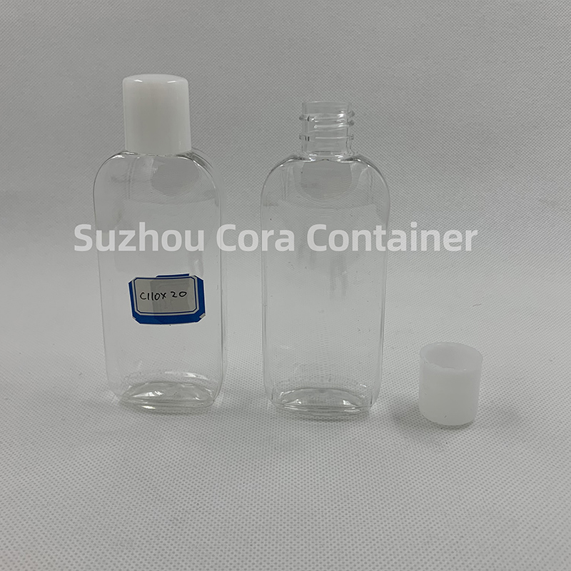 Cỡ cổ động 110ml 20mm Bỏ qua Cỡ Vũ trụ nhựa với nón được kéo