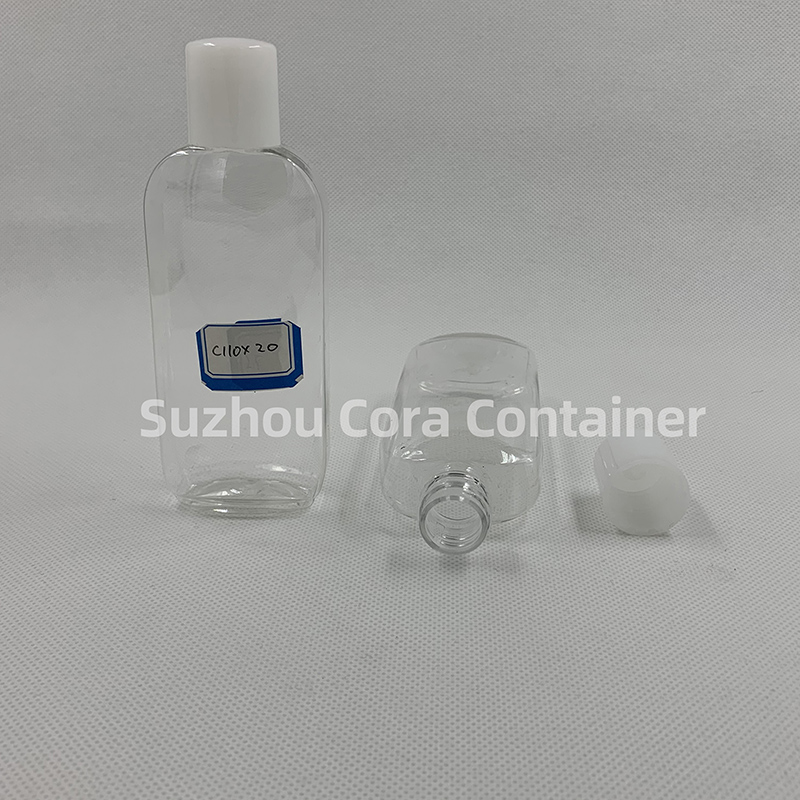 Cỡ cổ động 110ml 20mm Bỏ qua Cỡ Vũ trụ nhựa với nón được kéo