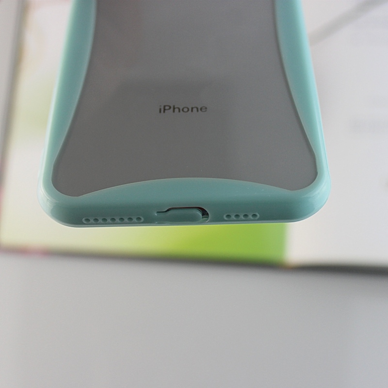 Ốp lưng điện thoại di động cong đầy màu sắc cho iPhone X / XS có lỗ dây đeo điện thoại và phích cắm chống bụi