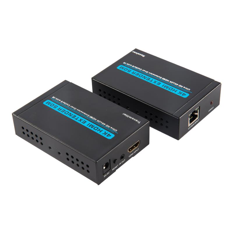 V1.4 4K HDMI Extender 50m trên cáp đơn cat5e \/ 6 Hỗ trợ Ultra HD 4Kx2K \/ 30Hz