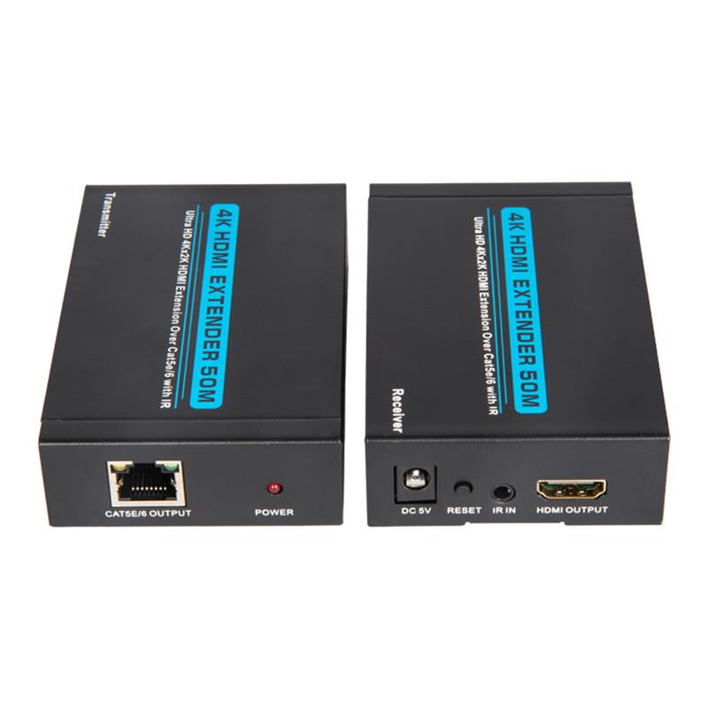 V1.4 4K HDMI Extender 50m trên cáp đơn cat5e \/ 6 Hỗ trợ Ultra HD 4Kx2K \/ 30Hz